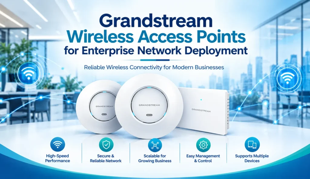 Grandstream Wireless Access Points for Enterprise Network Deployment